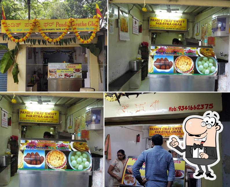 Check out how Pandit Chats Sweets Paratha Ghar. ( No ONION No Garlic ) looks inside
