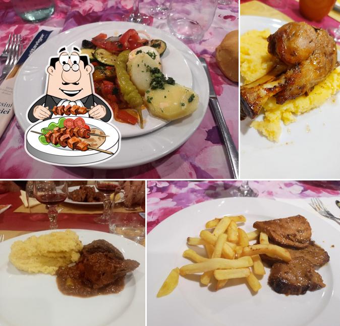 Cibo al Ristorante Cacciatori e Pescatori