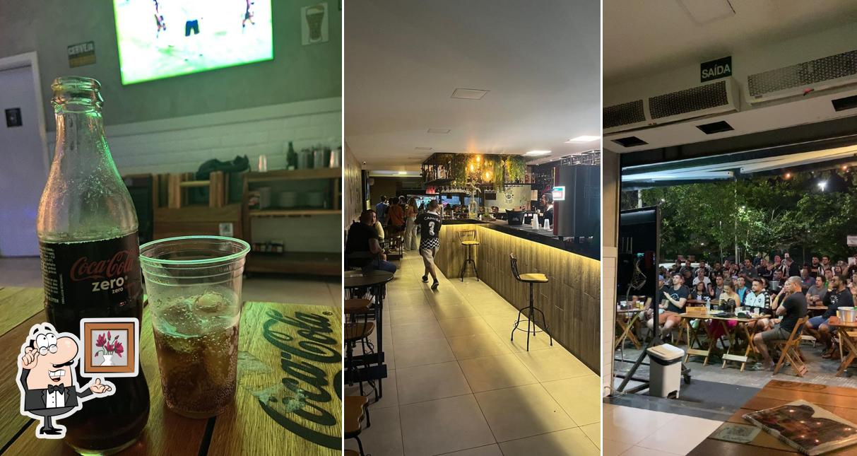 O interior do Boteco do Rão - Botafogo