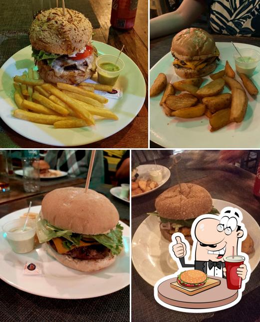 Labareda Burger provê uma escolha de opções para os amantes dos hambúrgueres