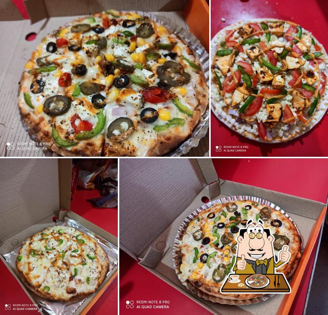 Order various types of pizza