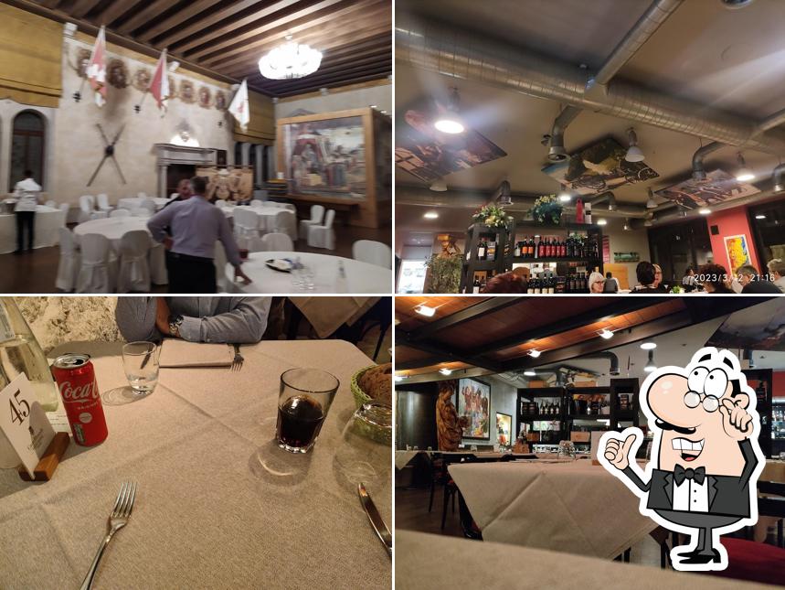 Gli interni di La Fucina