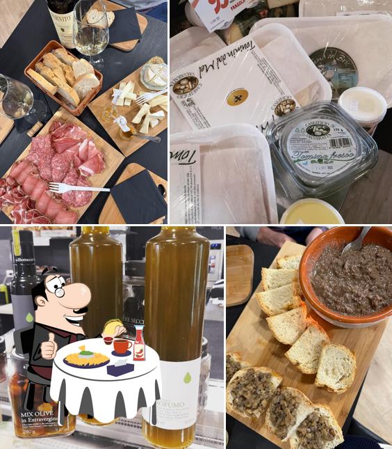 Piatto di formaggi al Lo Sfizio Fuori Alimentari Enoteca Montepulciano