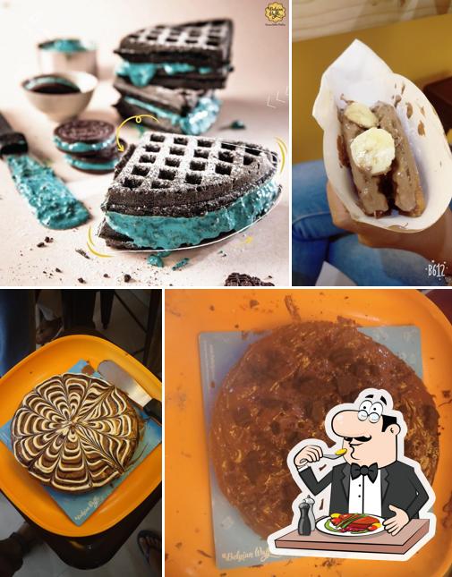 Food at The Belgian Waffle Co