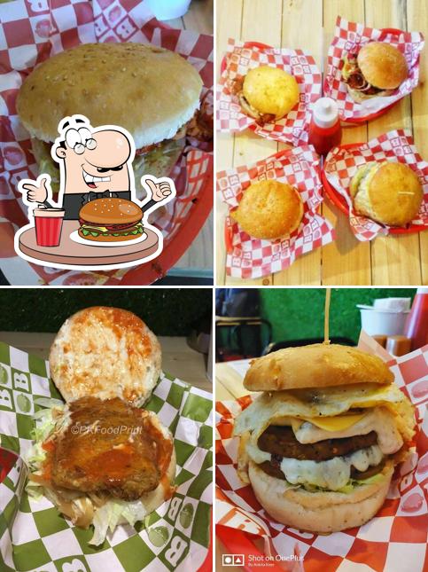 Treat yourself to a burger at Burger Barn Cafe