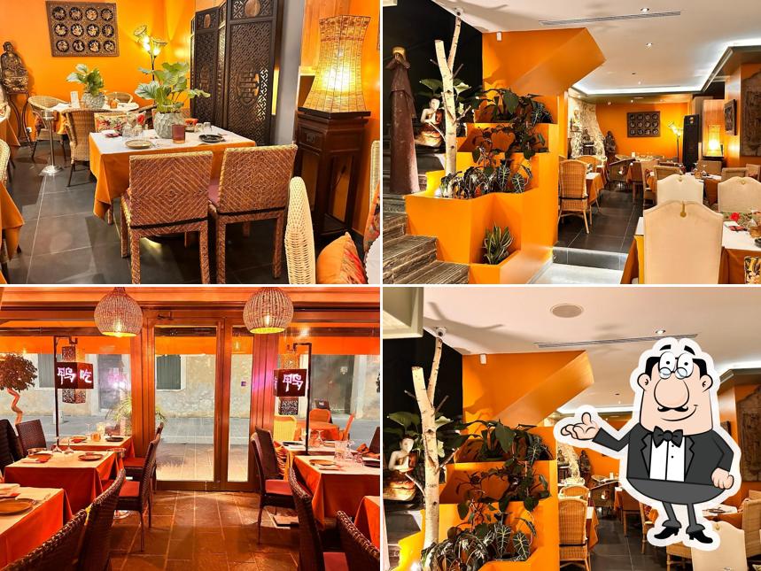 L'intérieur de L'Elephant Bleu