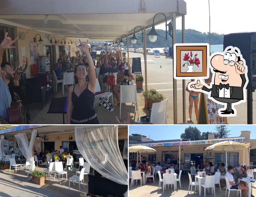 Gli interni di Bar Le Sirene