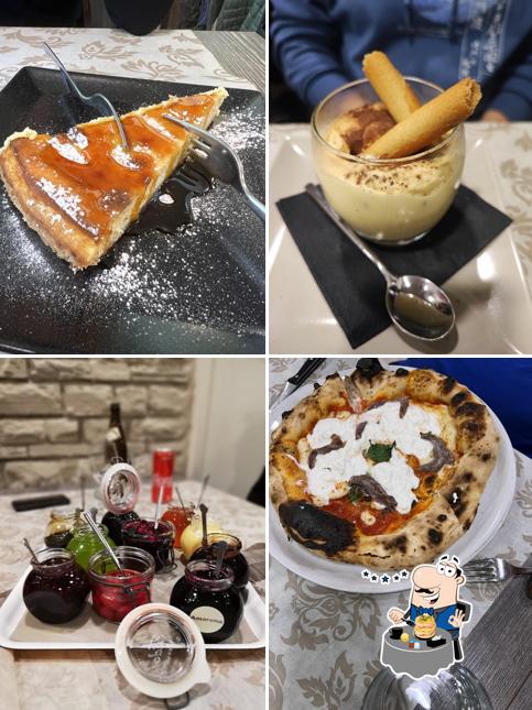 Platti al Pizzeria Chiaroscuro