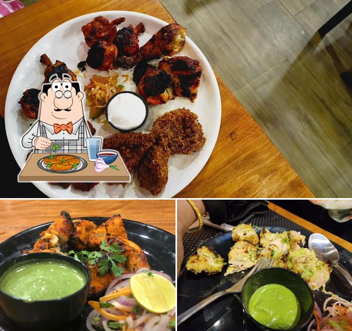 Chicken wings at Charcoal Fusion