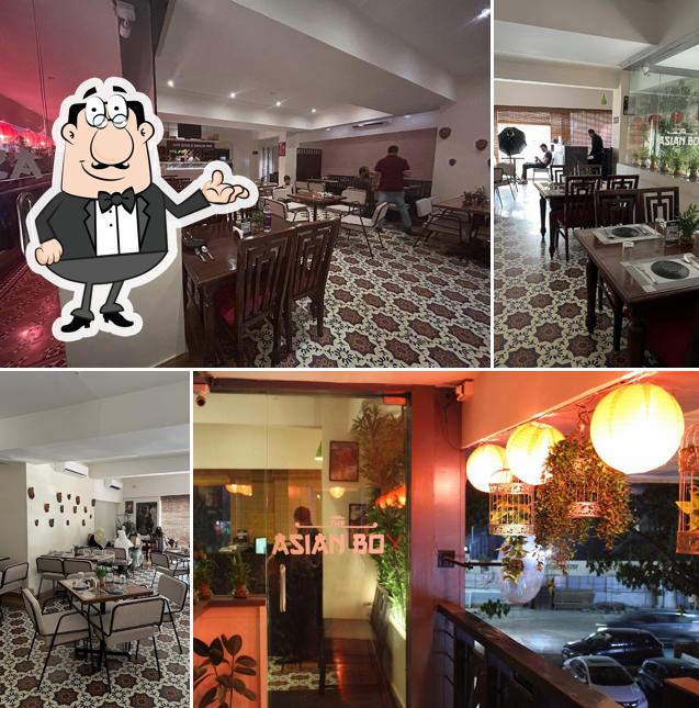 The interior of The Asian Box