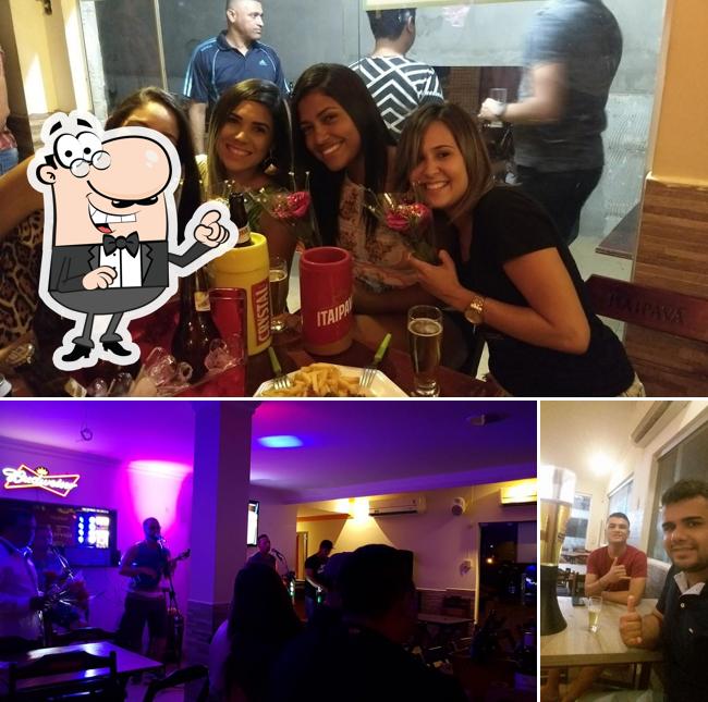 O interior do Bar e Pizzaria do Jessé