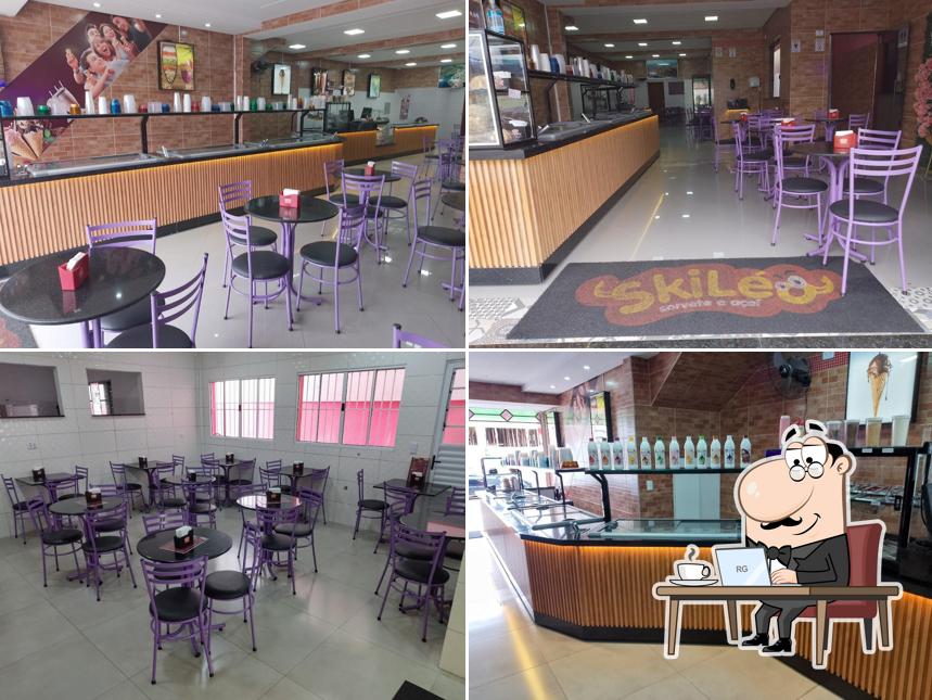 Veja imagens do interior do Skiléo Sorvetes e Açaí