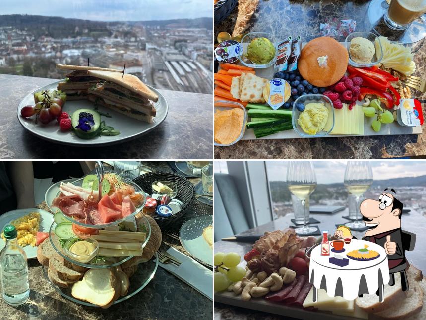 Piatto di formaggi al Quincy Rooftop Bar