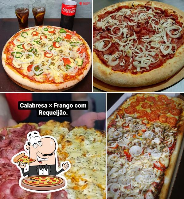 Escolha pizza no Domínio Pizzas Ji Parana