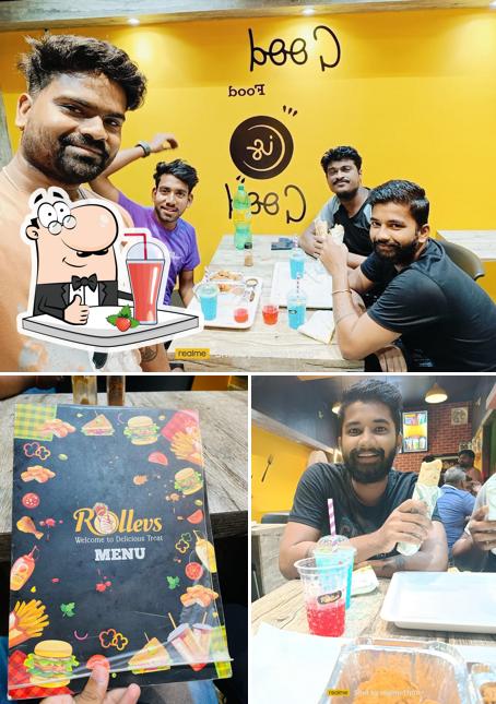 Enjoy a drink at Rollevs