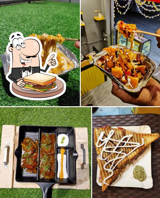 Grilled cheese sandwich at Sphinx of Spice