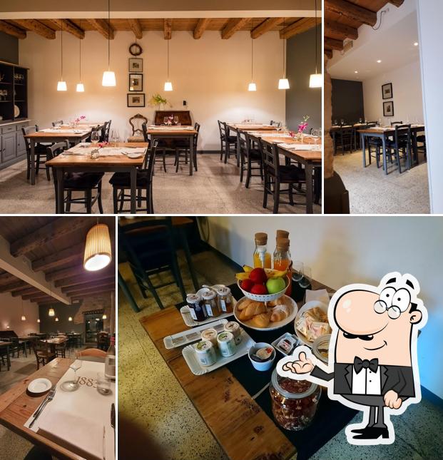 Gli interni di 1883 Restaurant & Rooms