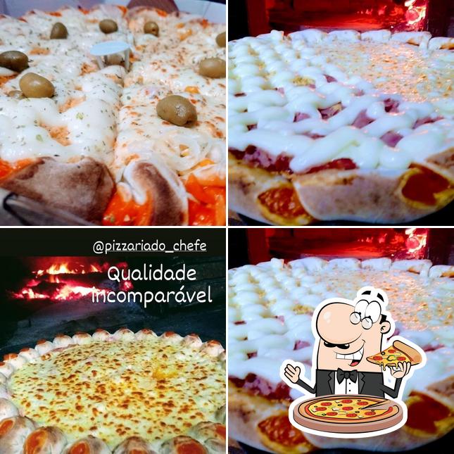 No Pizzaria do Chefe Santa Isabel, você pode desfrutar de pizza