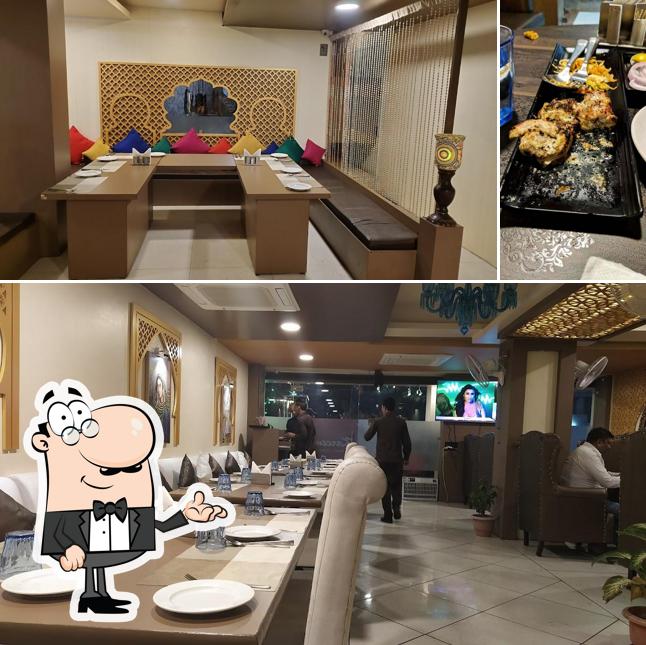 The interior of Kareem's, Aashiyana Restaurant