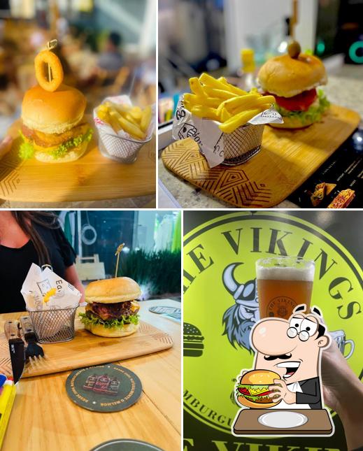 Consiga um hambúrguer no HAMBURGUERIA ARTESANAL CANASVIEIRAS THEVIKINGS BURGUERS
