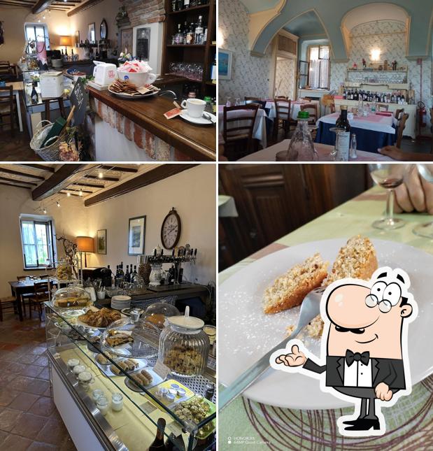 La immagine della interni e cibo di Osteria Mangè Bin