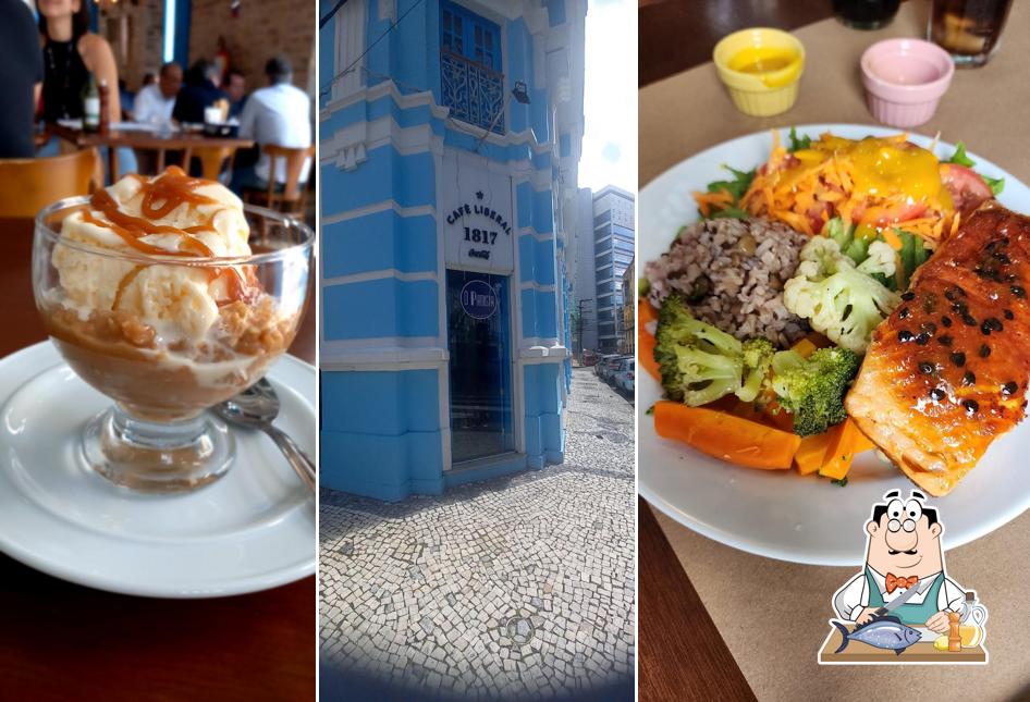 Salmão grelhado em Café Liberal 1817