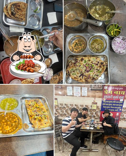 Food at Prem nath Kulche Wale - Best Patty Kulcha in Amritsar Best Kulcha in Amritsar Best Chur Chur Naan in Amritsar