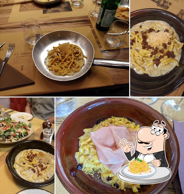 Spaghetti alla carbonara al Passando Per Modena