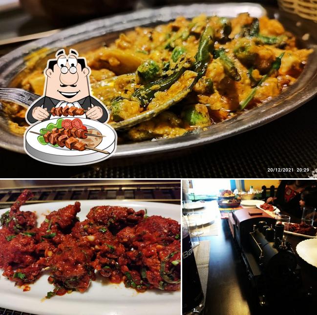 The restaurant's food and beer