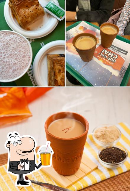 Enjoy a drink at Chaayos Cafe at AIPL Joy Street