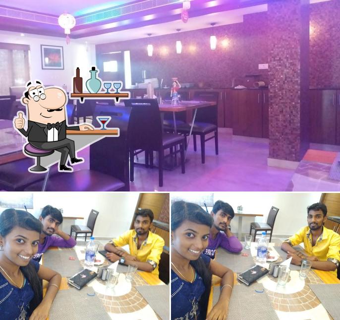 The interior of CHINESE AACHI - Fusion Cuisine serves Chinese & Chettinad Dishes