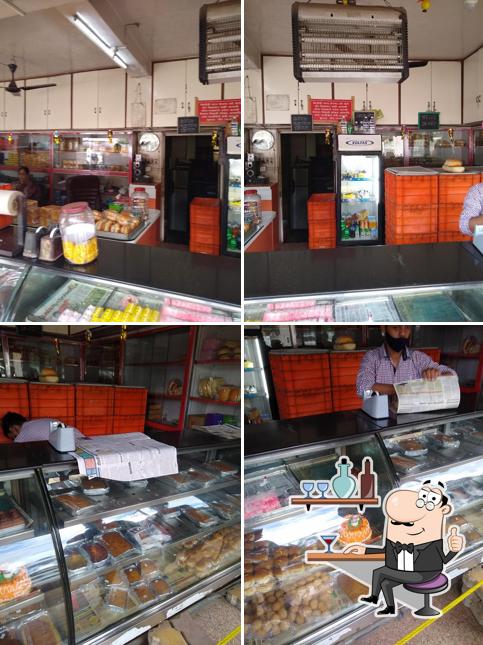 The interior of Sharma Bakeries