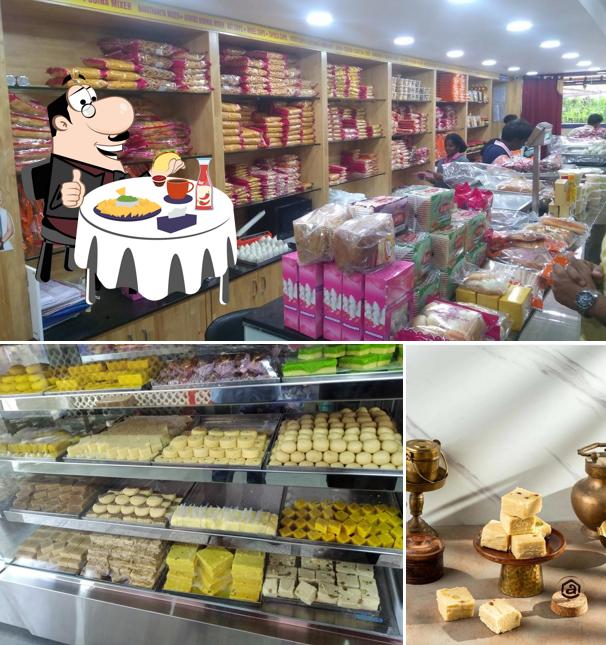 Cheese plate at Aswins Sweets & Snacks