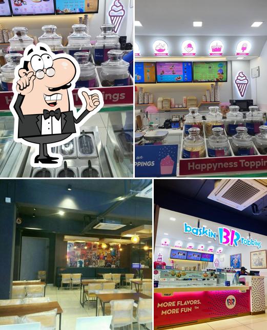 Check out how Baskin Robbins looks inside