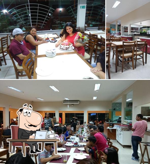 O interior do Forno À Lenha