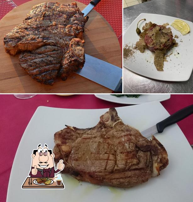 Ordina i piatti di carne a Bar Osteria Pit Stop Nottola