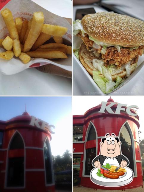 Pulled pork sandwich at KFC