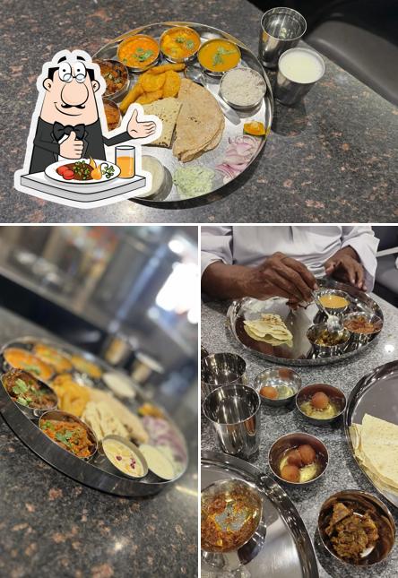 The photo of food and exterior at Jay Swadist Gujarati Thali Vapi