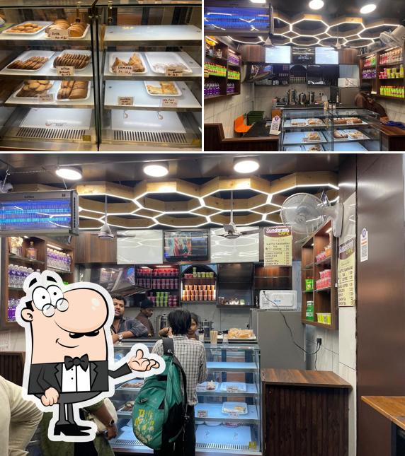The interior of Sundarams Cafe