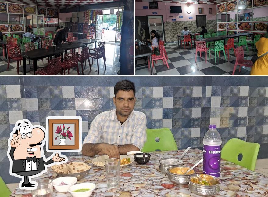 The interior of PANDIT JI DHABA AND SHUDDH BHOJNAALAY
