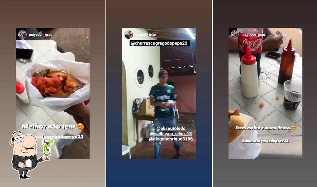 Desfrute de um drinque no Churrasco Grego do PEPÊ