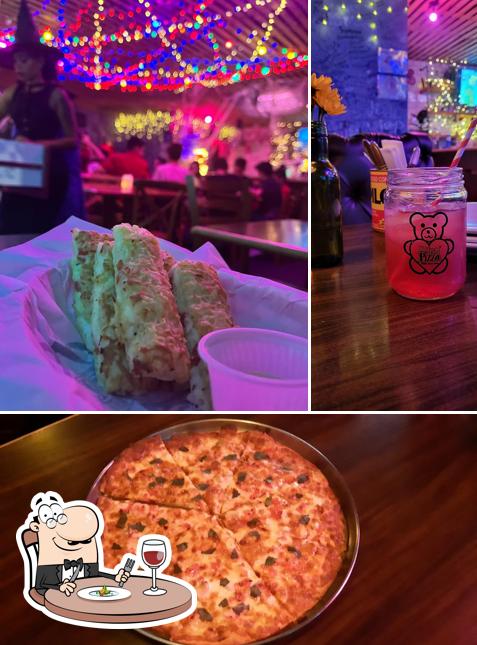 Comida em Mr. Texas Pizza Pan