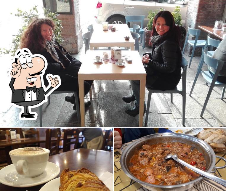 Questa è la foto che mostra la interni e cibo di Altibar Di Cavalletto Alberto E C Sas