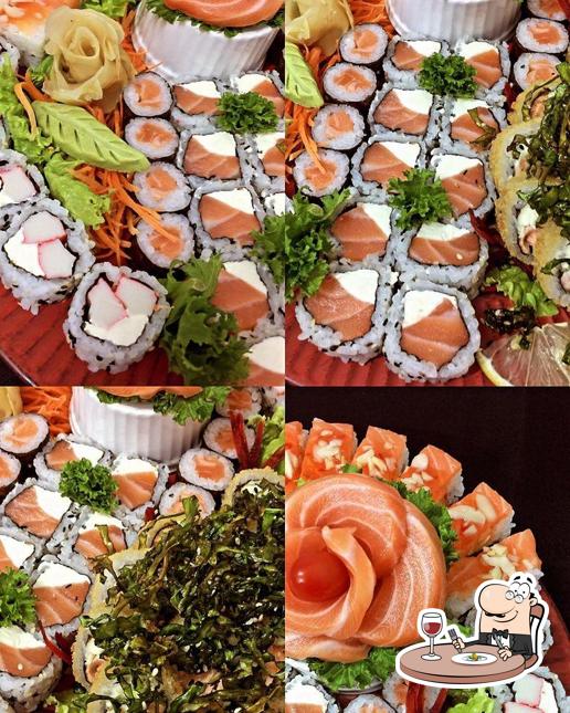 Platos en Oriental Temakeria