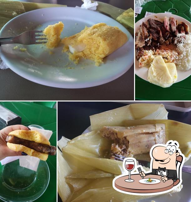 Comida em Aguinaldo das Pamonhas