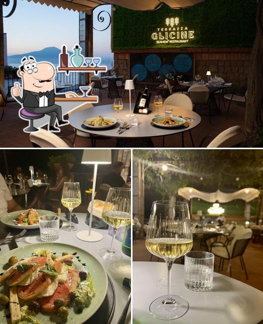 Gli interni di Terrazza Glicine Seaview Restaurant