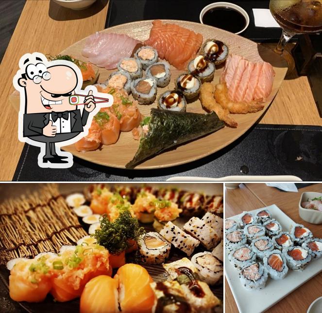 Escolha diversas opções de sushi