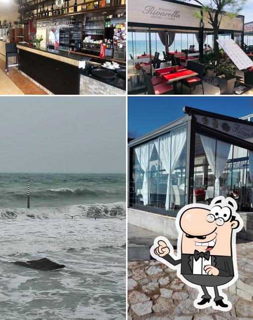 Goditi la vista dall'area esterna di Trattoria Rivarella