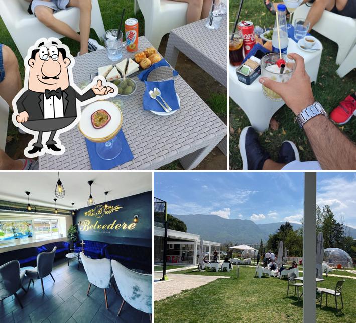 L'intérieur de Belvedere lounge bar