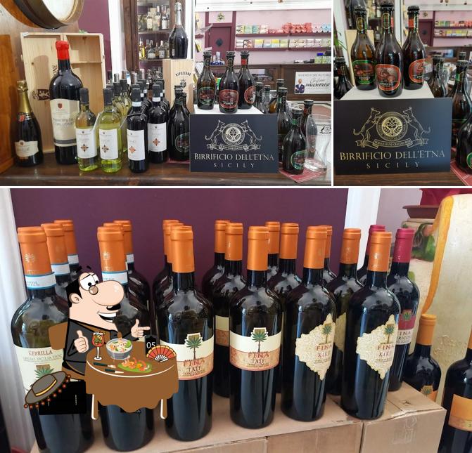 La cibo e vino del ristorante